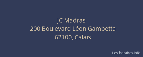 JC Madras