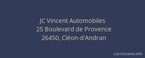 JC Vincent Automobiles