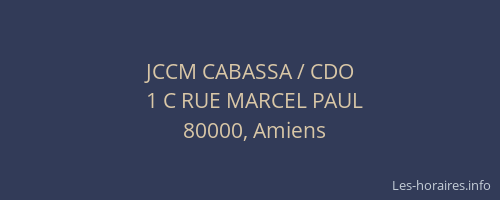 JCCM CABASSA / CDO