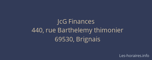 JcG Finances
