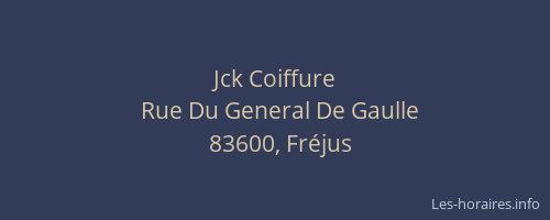 Jck Coiffure