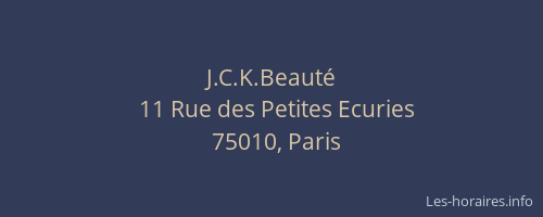J.C.K.Beauté