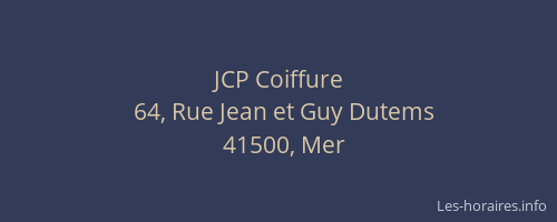 JCP Coiffure