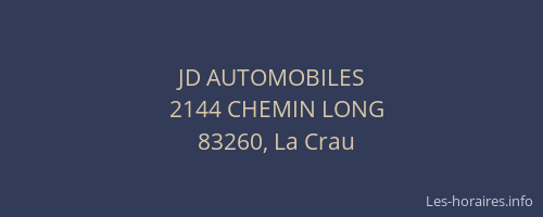 JD AUTOMOBILES