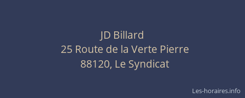 JD Billard