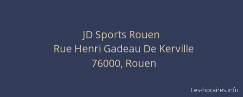 JD Sports Rouen