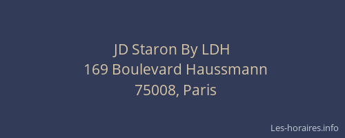 JD Staron By LDH