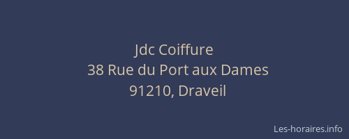 Jdc Coiffure