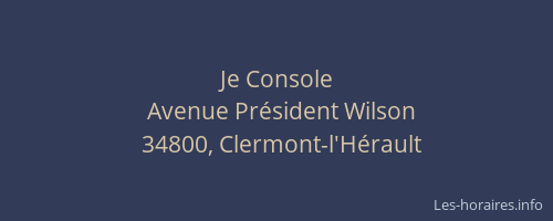 Je Console