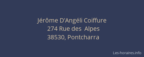 J&eacute;r&ocirc;me D'Ang&eacute;li Coiffure