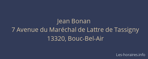 Jean Bonan
