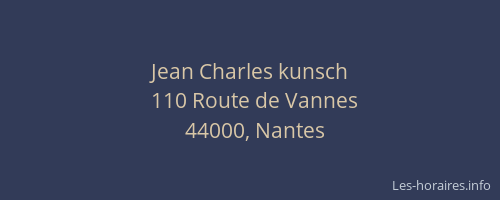 Jean Charles kunsch