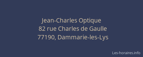 Jean-Charles Optique