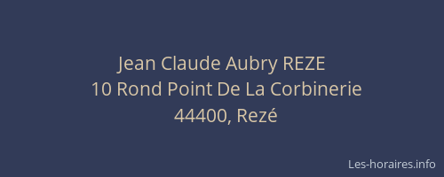 Jean Claude Aubry REZE
