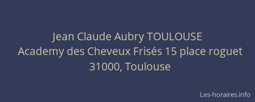 Jean Claude Aubry TOULOUSE