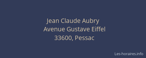 Jean Claude Aubry