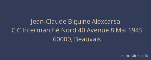 Jean-Claude Biguine Alexcarsa