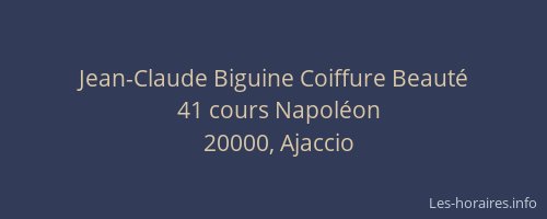 Jean-Claude Biguine Coiffure Beauté