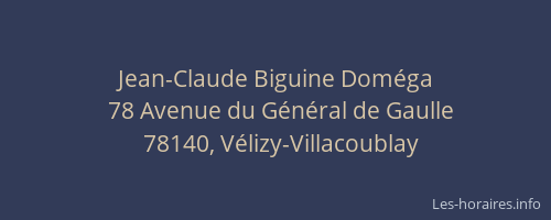 Jean-Claude Biguine Doméga