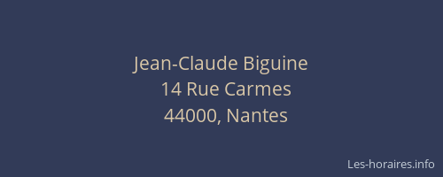 Jean-Claude Biguine
