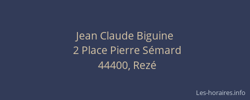Jean Claude Biguine
