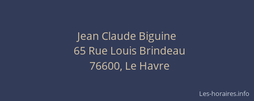 Jean Claude Biguine