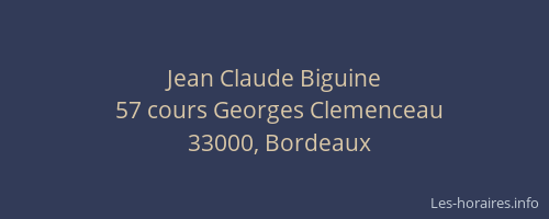 Jean Claude Biguine