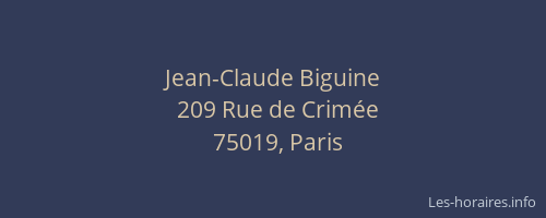 Jean-Claude Biguine