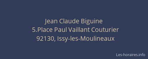 Jean Claude Biguine