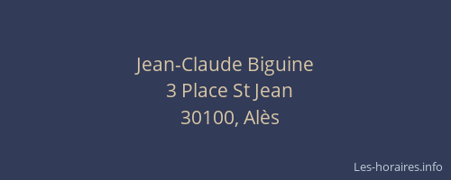 Jean-Claude Biguine