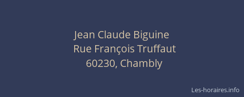 Jean Claude Biguine