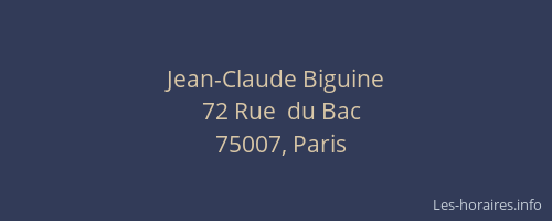 Jean-Claude Biguine