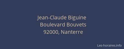 Jean-Claude Biguine