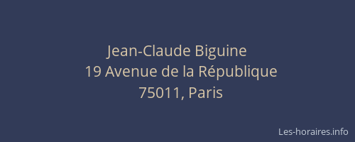 Jean-Claude Biguine