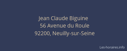 Jean Claude Biguine
