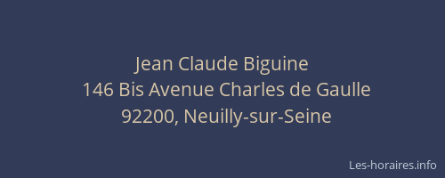 Jean Claude Biguine