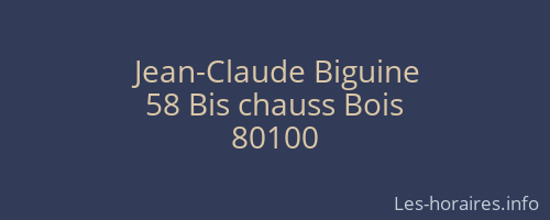 Jean-Claude Biguine
