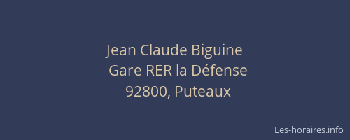 Jean Claude Biguine