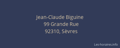Jean-Claude Biguine