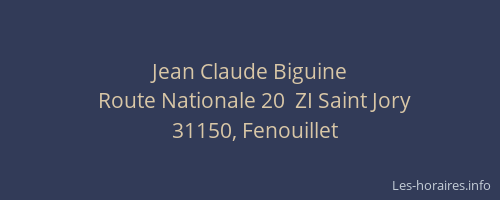 Jean Claude Biguine