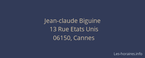 Jean-claude Biguine