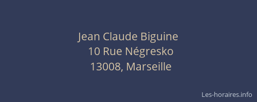 Jean Claude Biguine