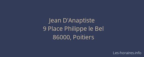 Jean D'Anaptiste