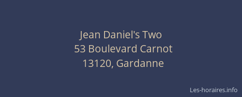 Jean Daniel's Two