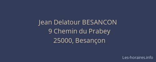Jean Delatour BESANCON