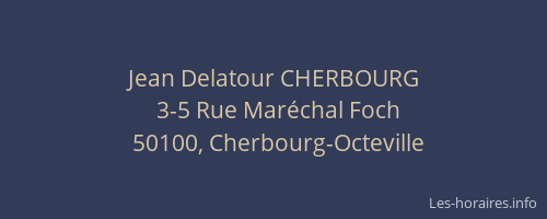 Jean Delatour CHERBOURG