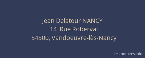 Jean Delatour NANCY