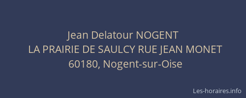 Jean Delatour NOGENT