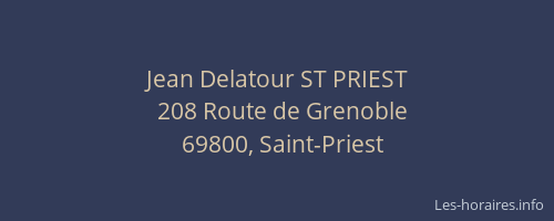 Jean Delatour ST PRIEST