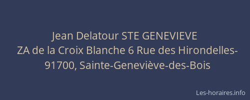 Jean Delatour STE GENEVIEVE